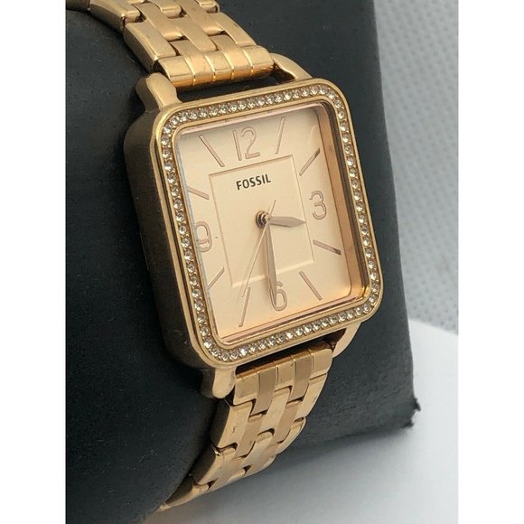 Fossil BQ3366 Women's Gold Stainless Steel Analog - Picture 3 of 9